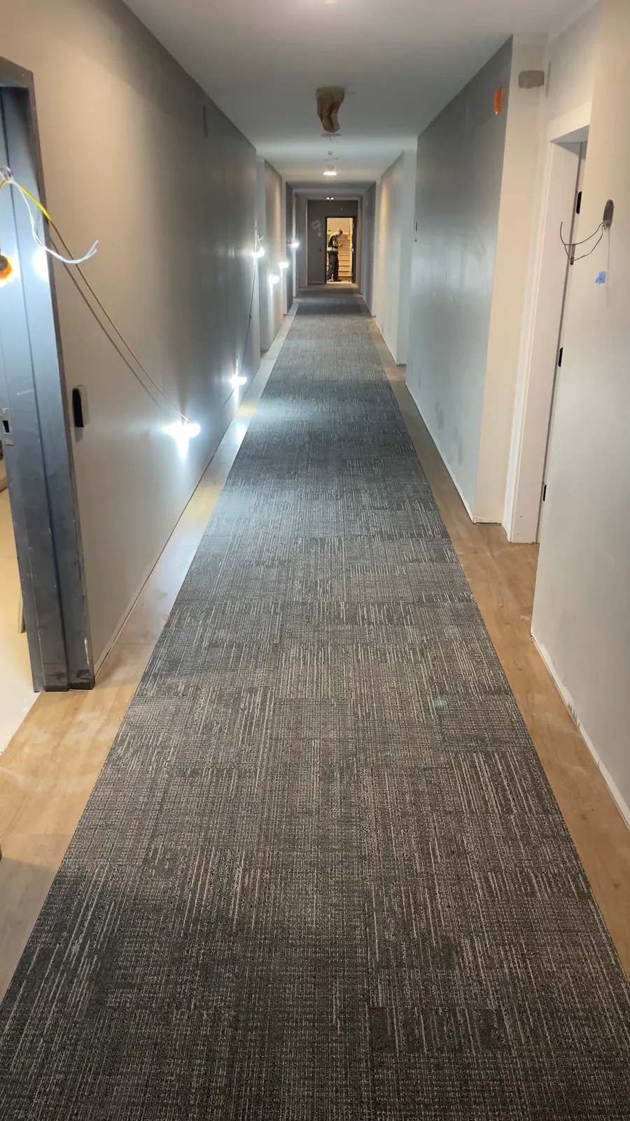 Office Corridor Carpet Tile — Becker Flooring, Okanagan Valley