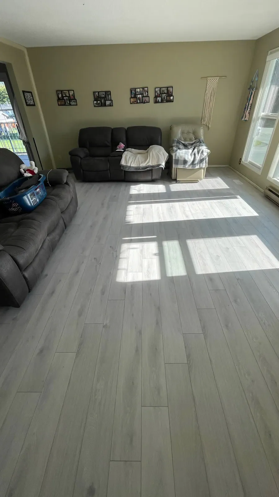 Luxury Vinyl Plank (LVP) installation in Kelowna by Becker Flooring